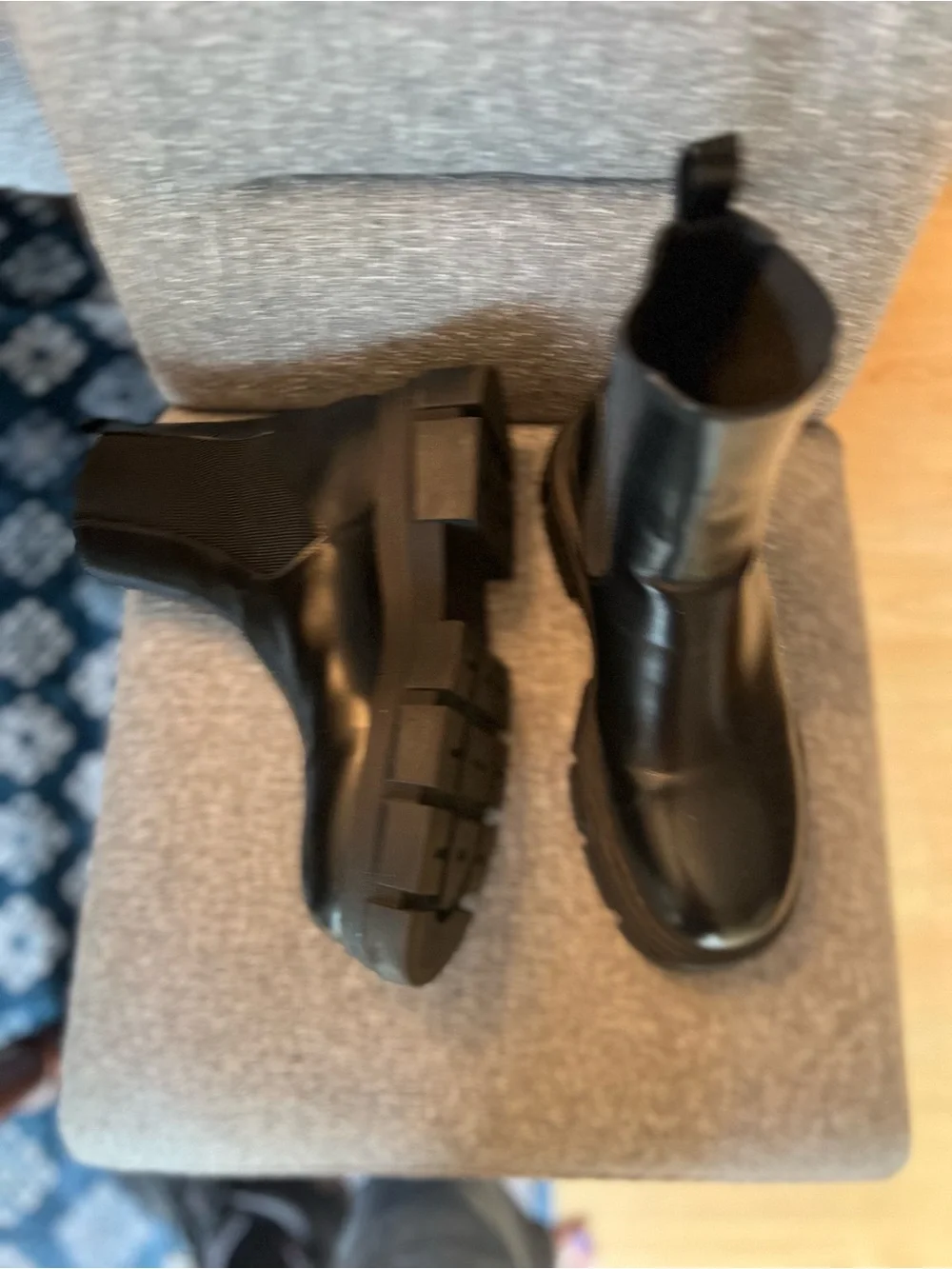 Zara Black Men Chunky Chelsea Ankle Boot